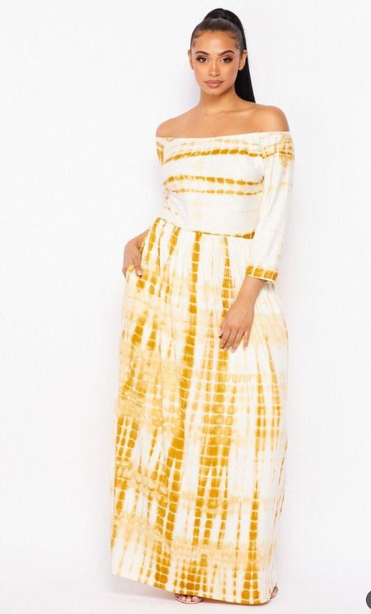 Tie Dye Maxi Dress